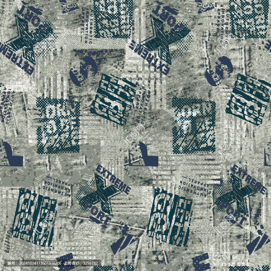 服裝花型數(shù)碼印花英文
