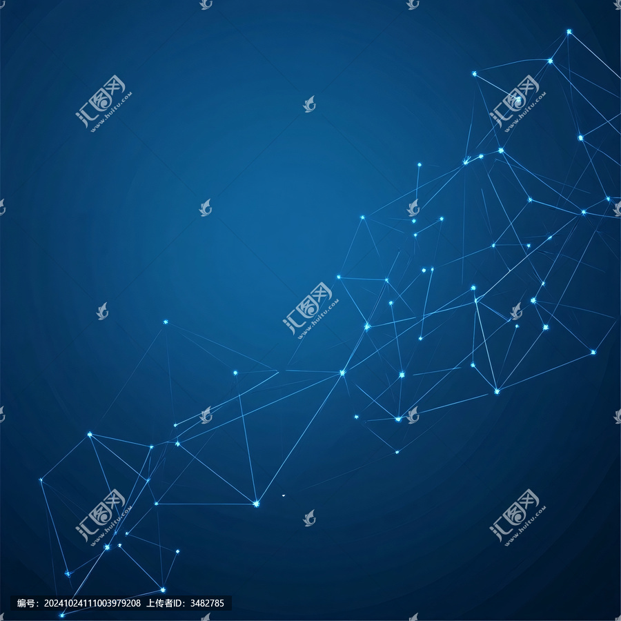 線條網(wǎng)絡(luò)藍色背景
