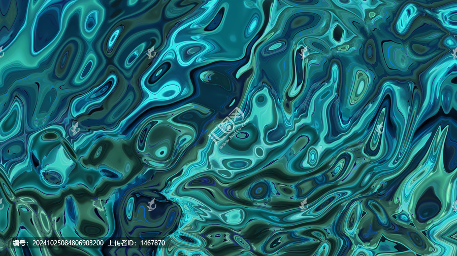 墨綠流體紋理
