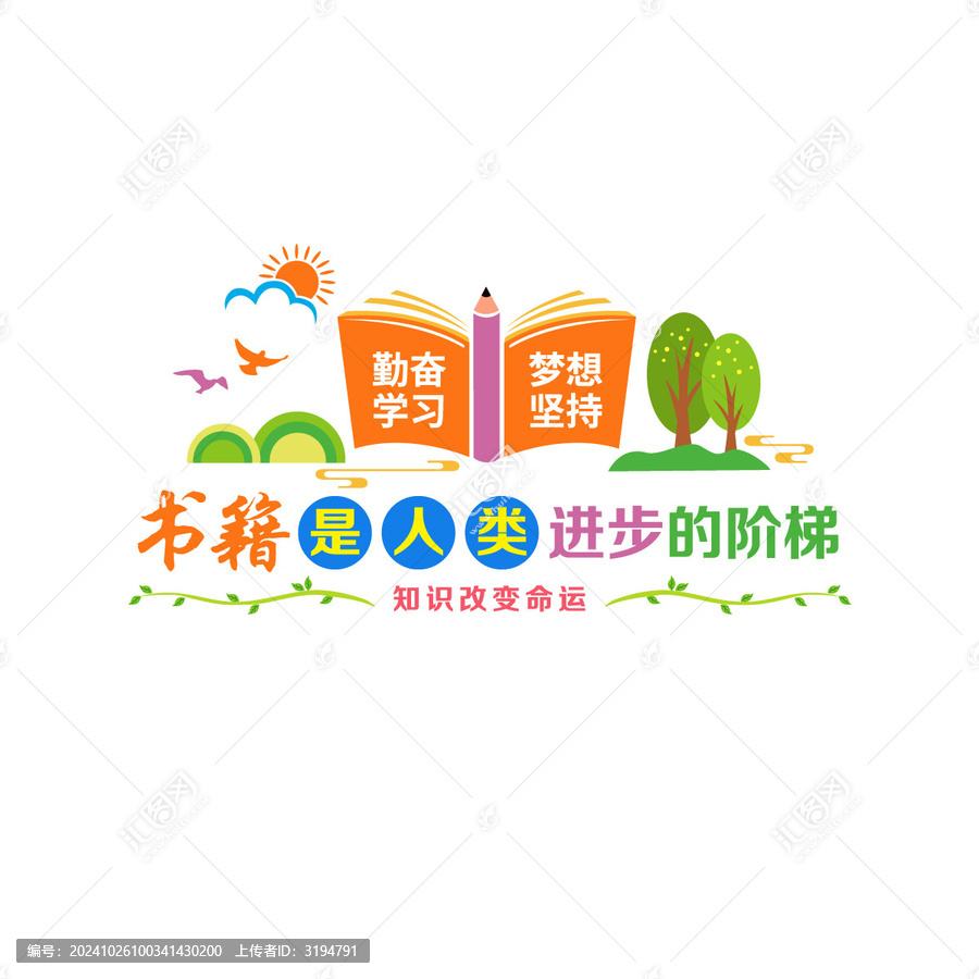 閱讀學習文化墻