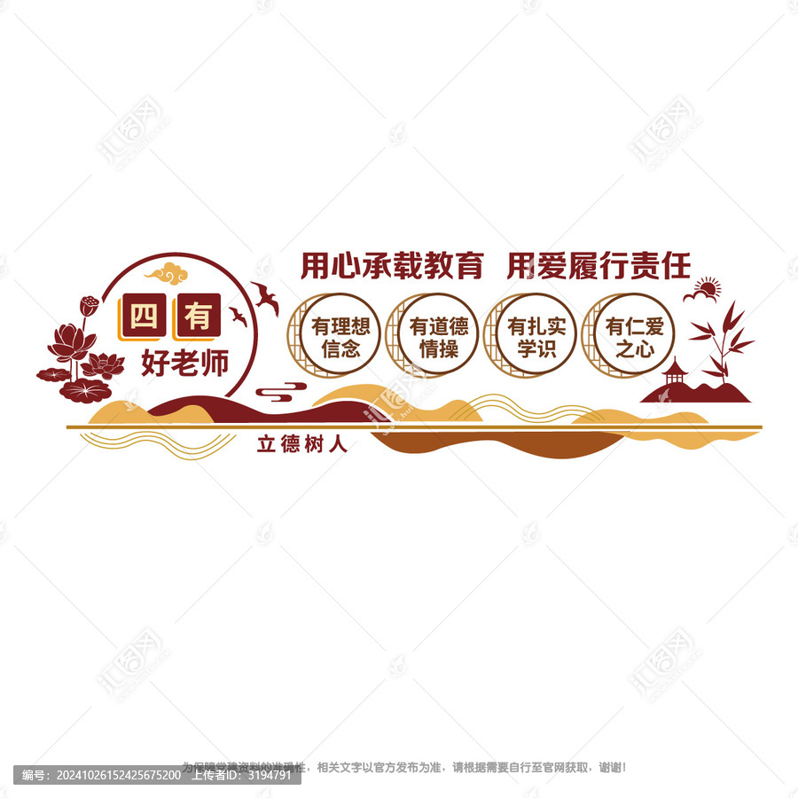 四有好老師文化墻