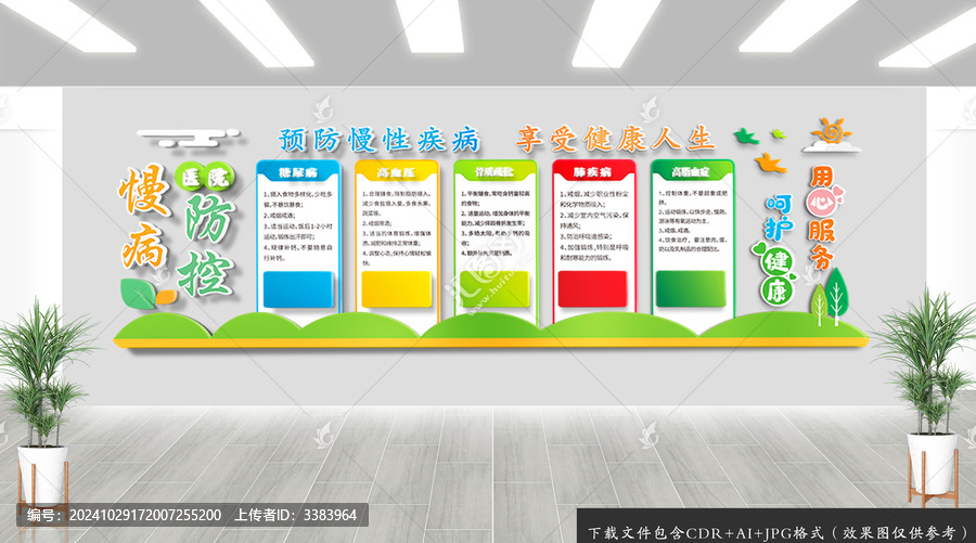 醫(yī)院預(yù)防慢性疾病文化墻