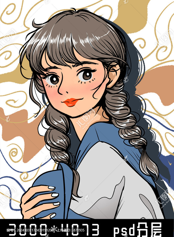 雙馬尾少女