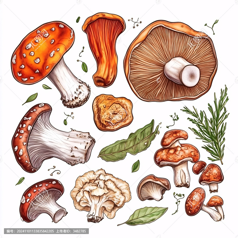 各種蘑菇