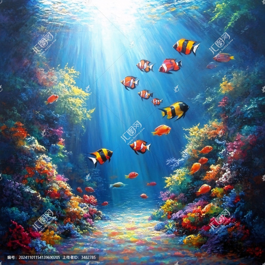 海底世界畫