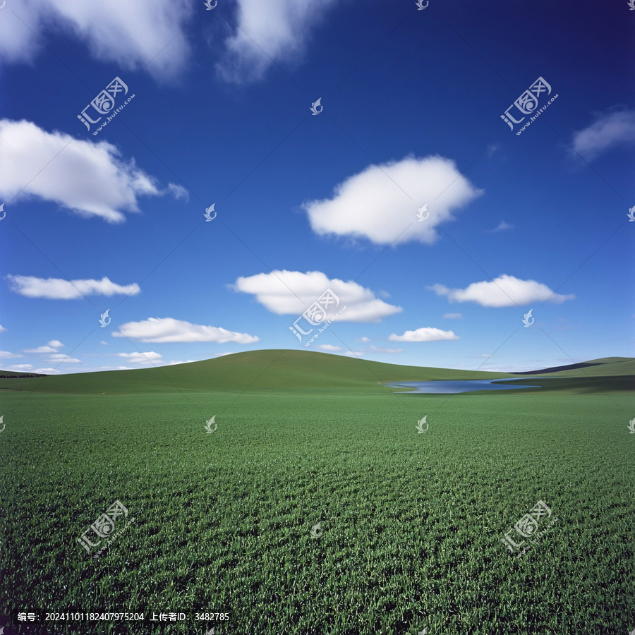 藍天綠地素材
