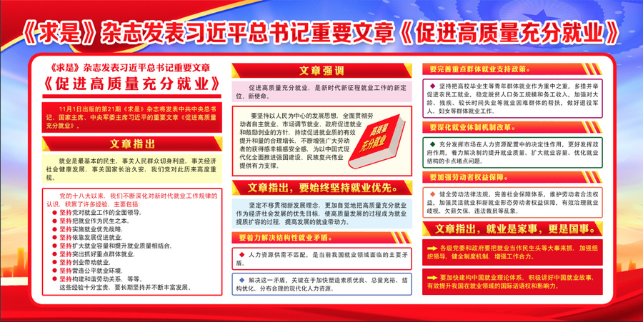 促進(jìn)高質(zhì)量充分就業(yè)