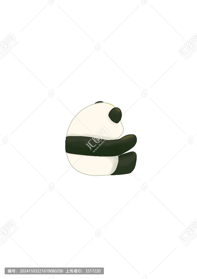側(cè)面熊貓