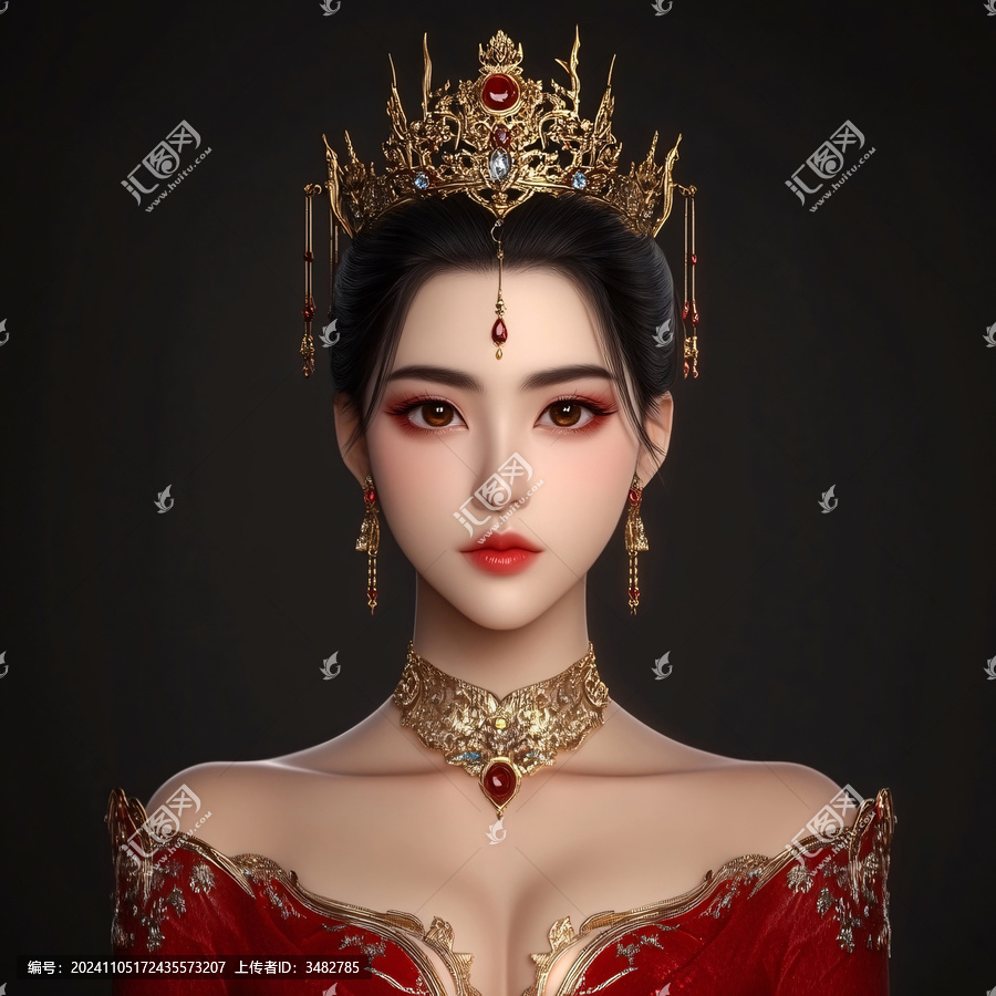 國風(fēng)女性頭像