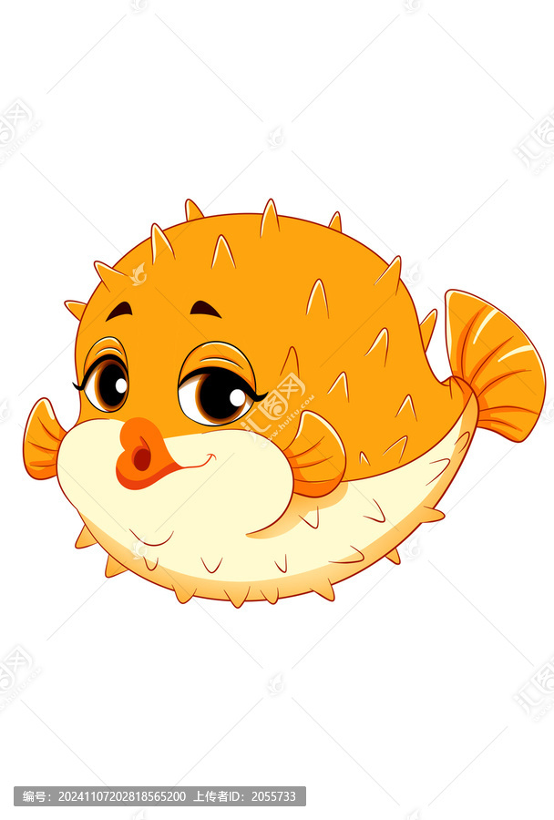 卡通河豚