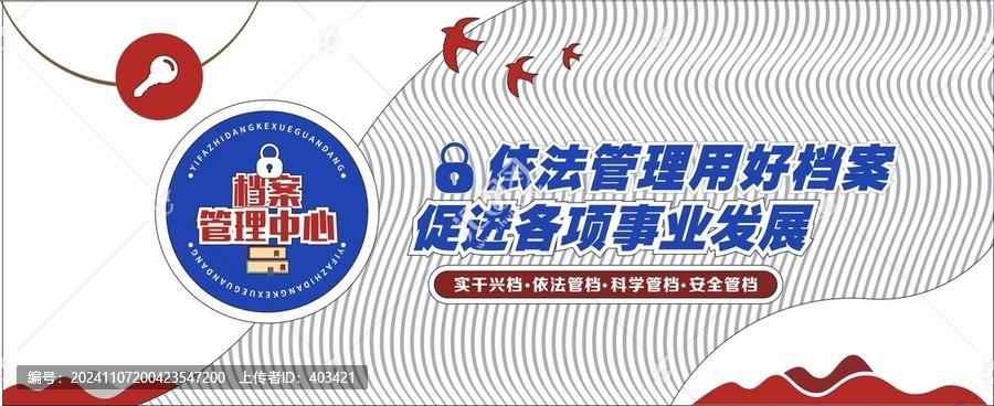 檔案管理文化墻