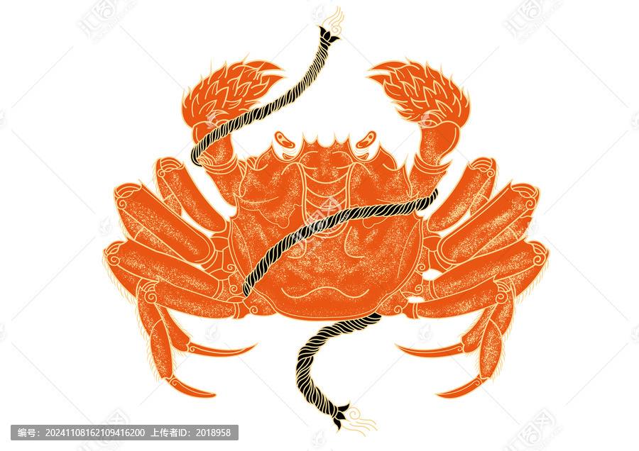 大閘蟹插畫(huà)