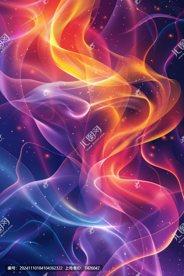 抽象色彩能量流動(dòng)