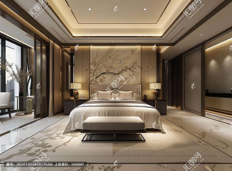 奢華臥室室內(nèi)設(shè)計(jì)