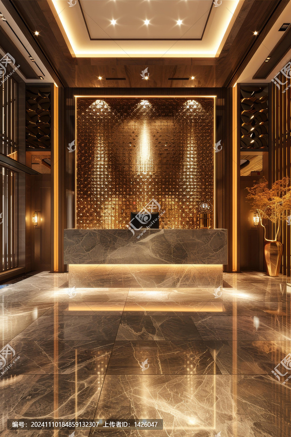 豪華酒店大堂設(shè)計
