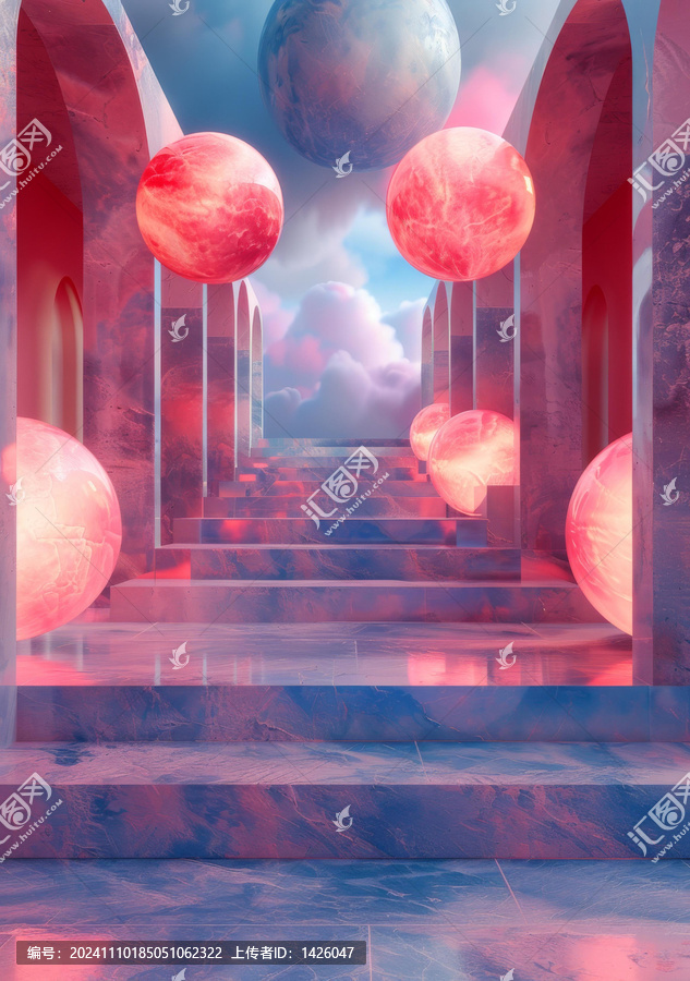 夢(mèng)幻星球階梯走廊