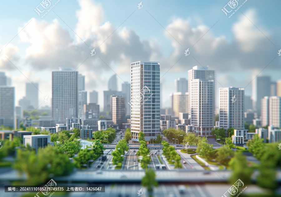 現(xiàn)代城市景觀圖,高樓大廈