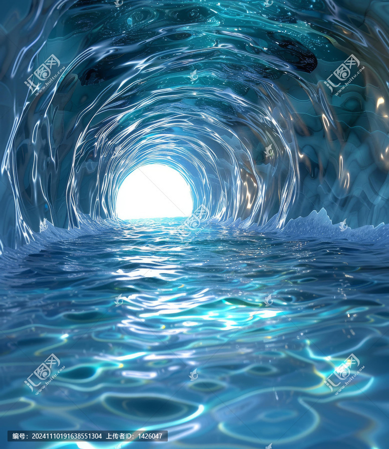 水下隧道盡頭有光