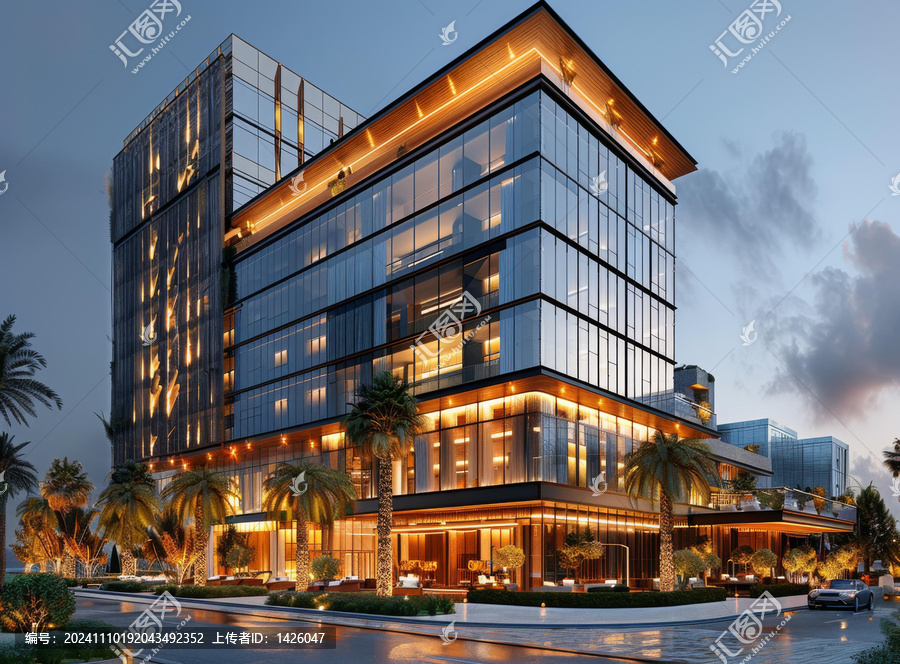 現(xiàn)代酒店塔樓建筑設(shè)計(jì)
