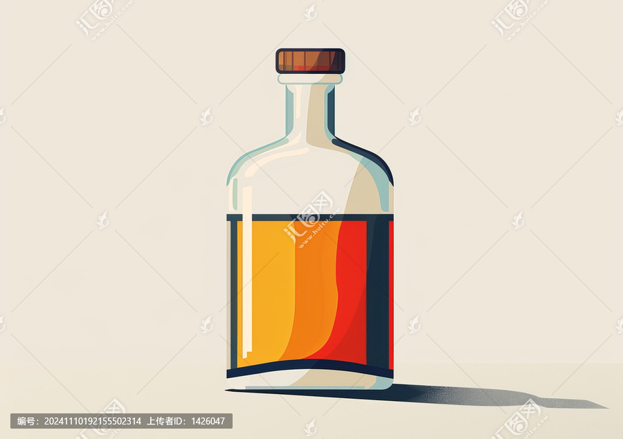 威士忌插圖