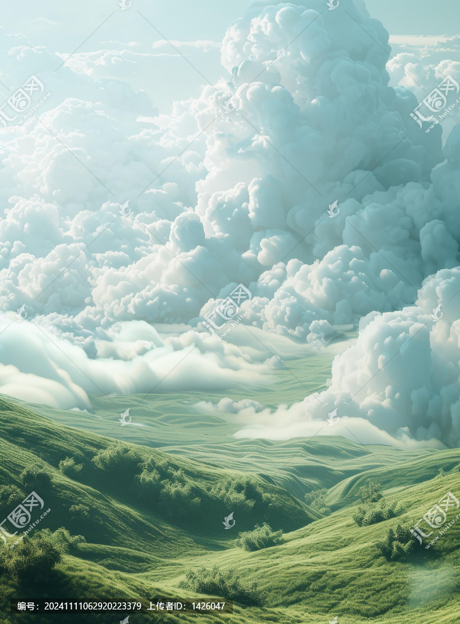 云海之上的夢幻綠洲