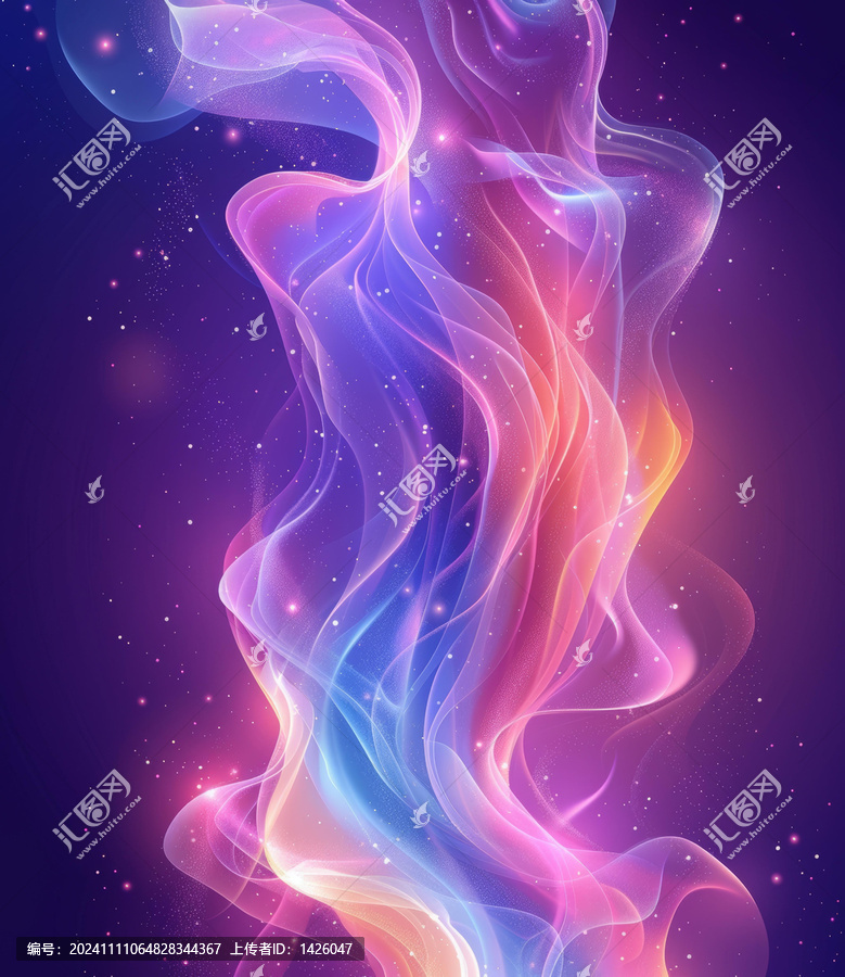 抽象夢(mèng)幻色彩光流