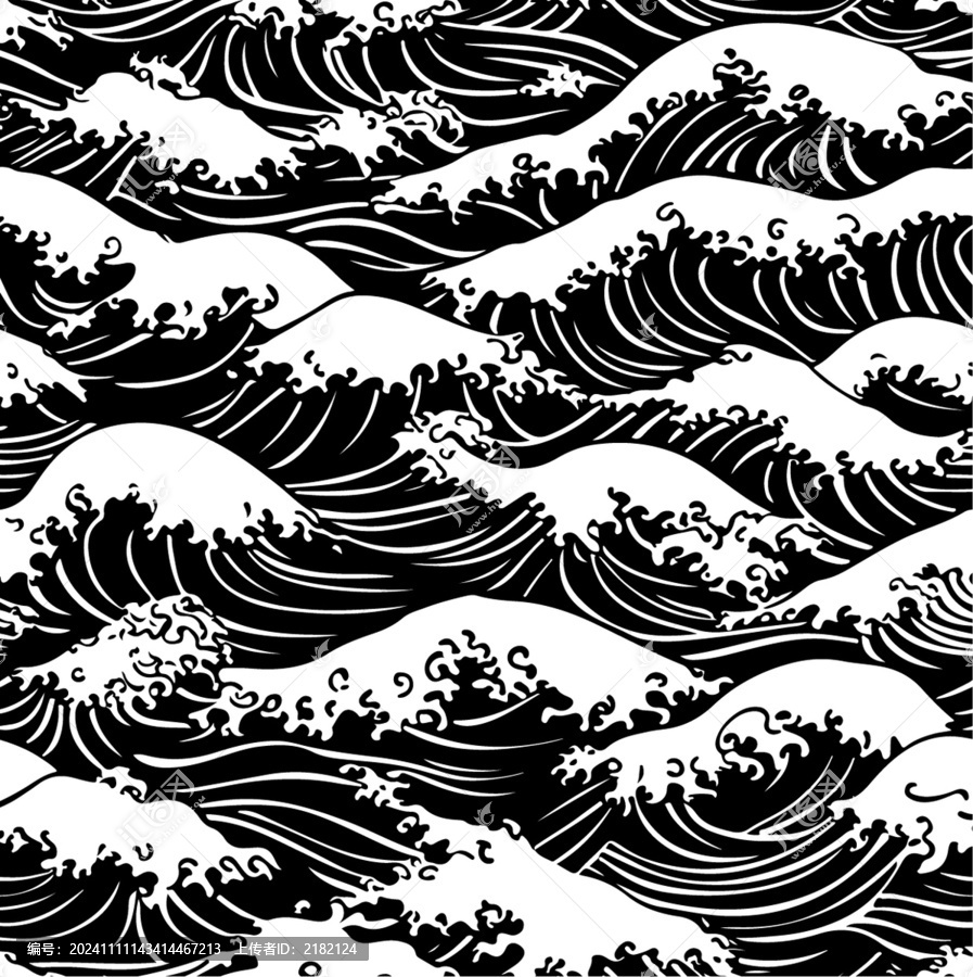 浪花海水