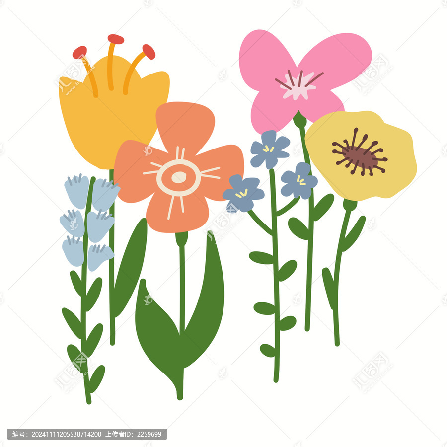 鮮花抱枕印花圖案