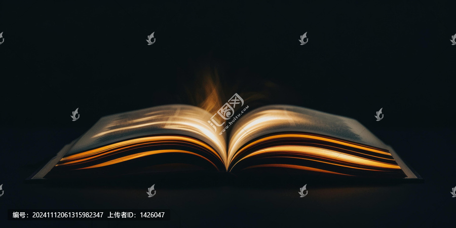在黑暗中閃耀的書