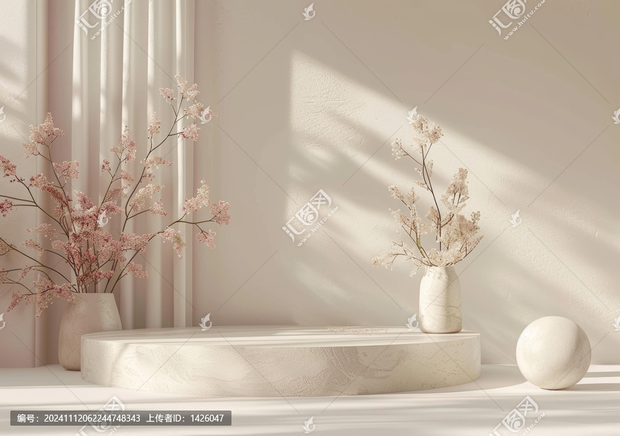 簡約花藝靜物作品