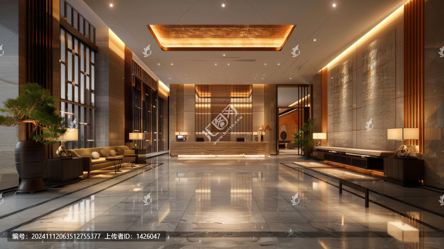 奢華酒店大堂設(shè)計
