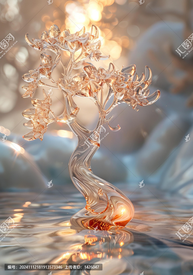 水晶樹藝術(shù)擺件