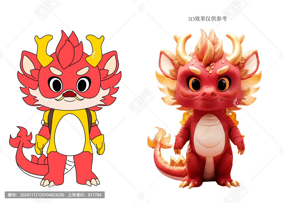 紅龍卡通IP形象設(shè)計