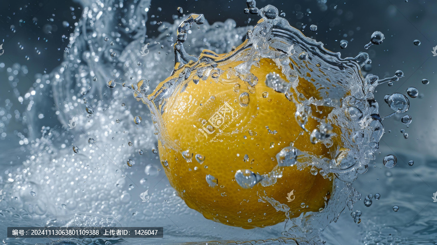 檸檬水花四濺