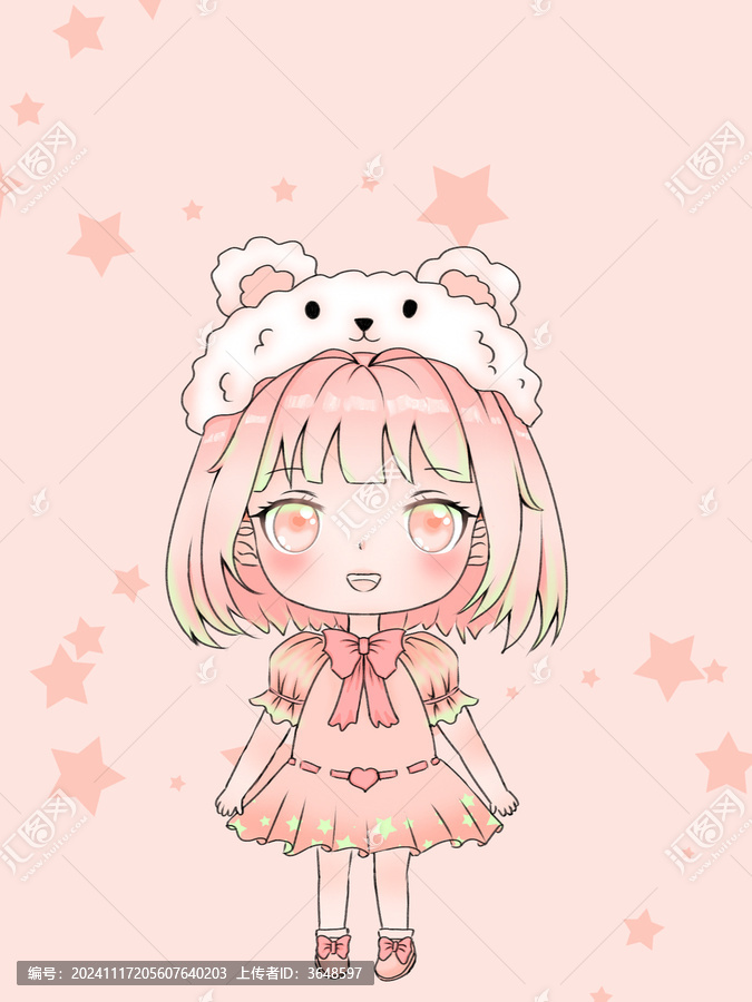 可愛的小女孩