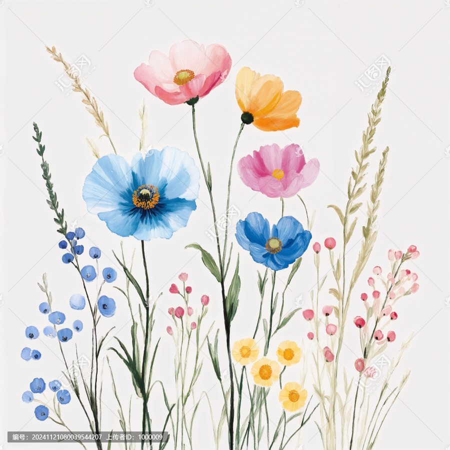 綻放在畫(huà)布的花卉詩(shī)章