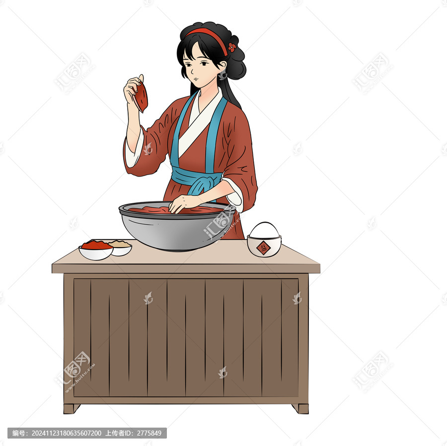 古人腌制肉類
