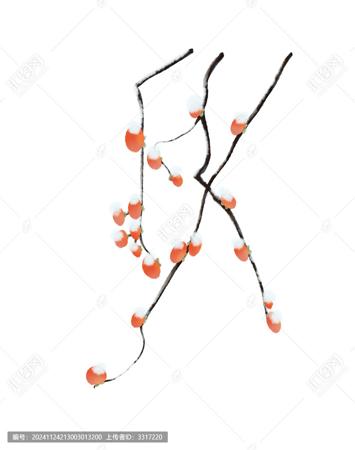 多枝柿子