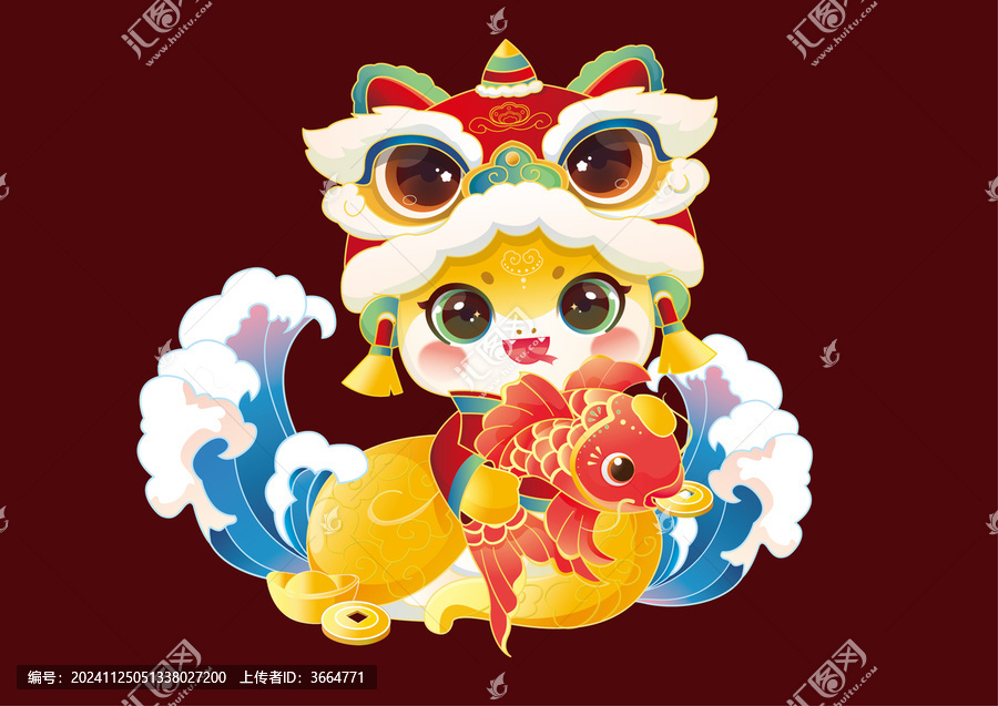 金蛇送福好運連連