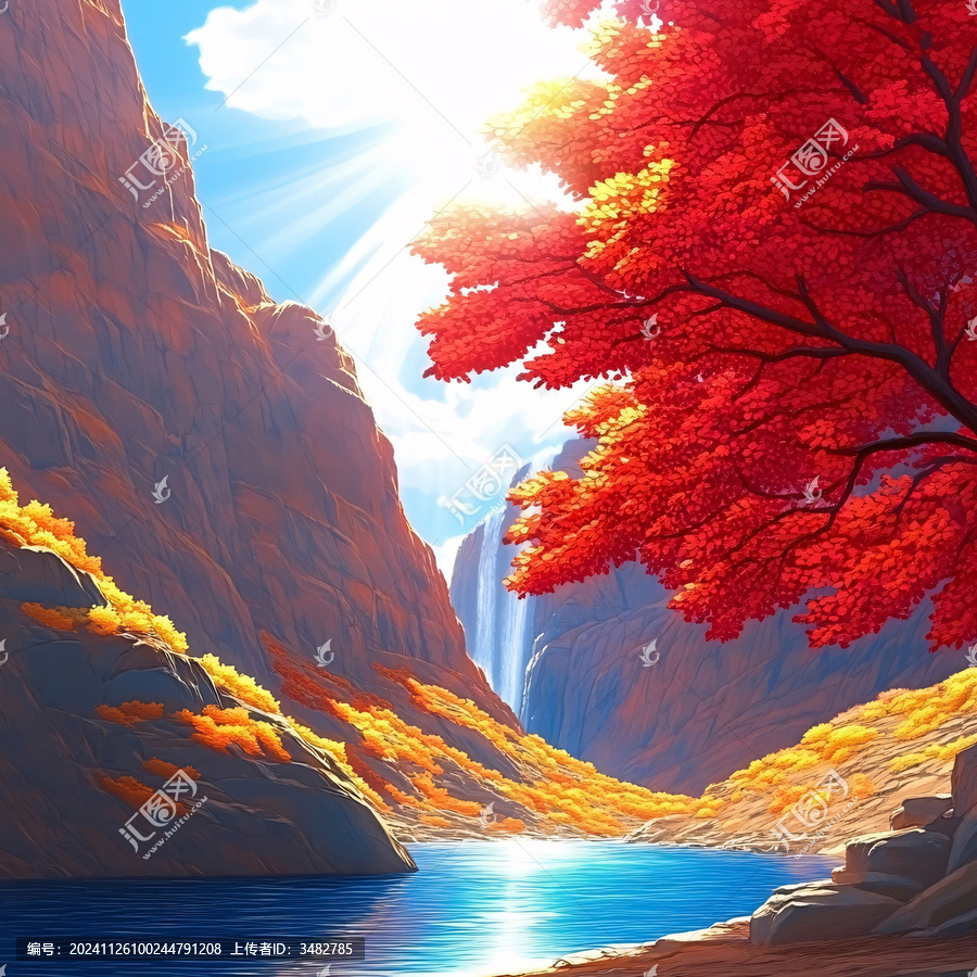 山水風景