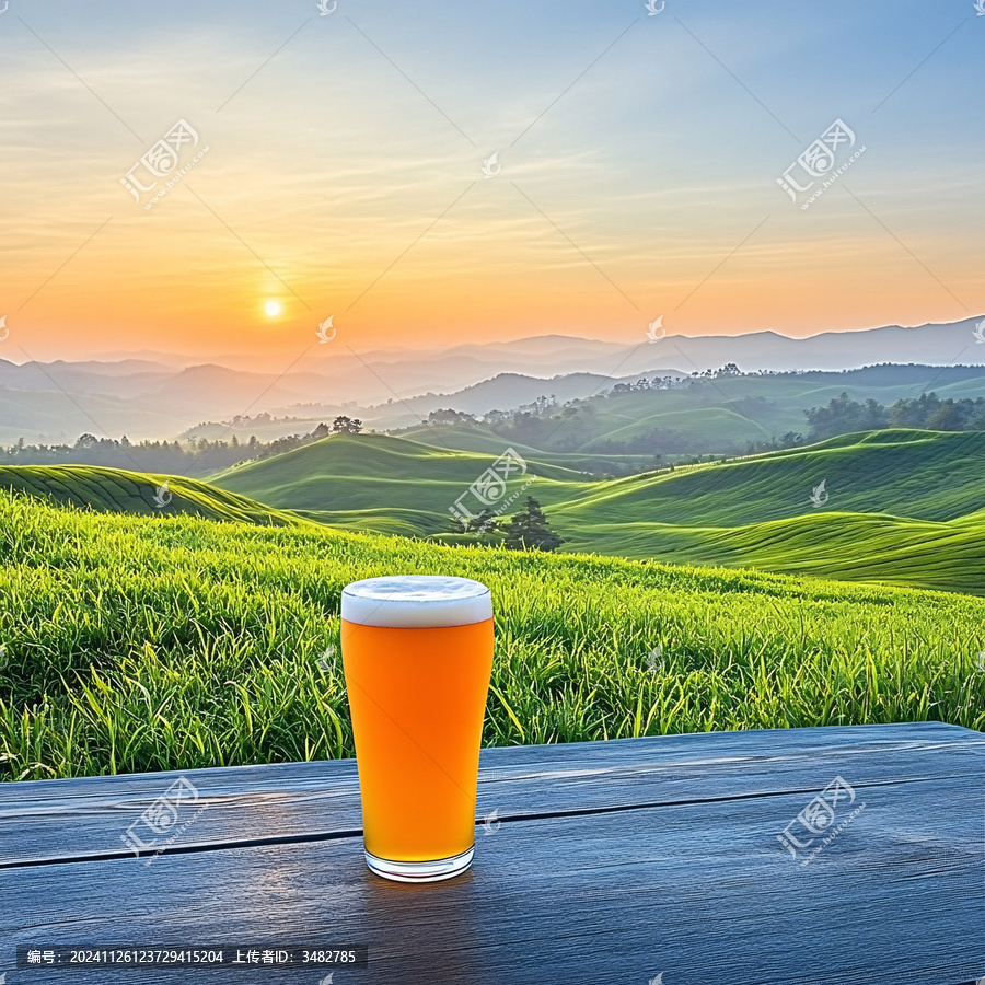 戶(hù)外飲品背景素材