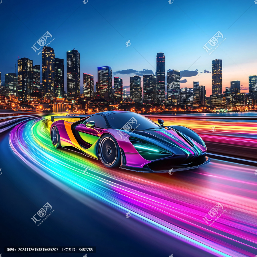 絢麗線條汽車