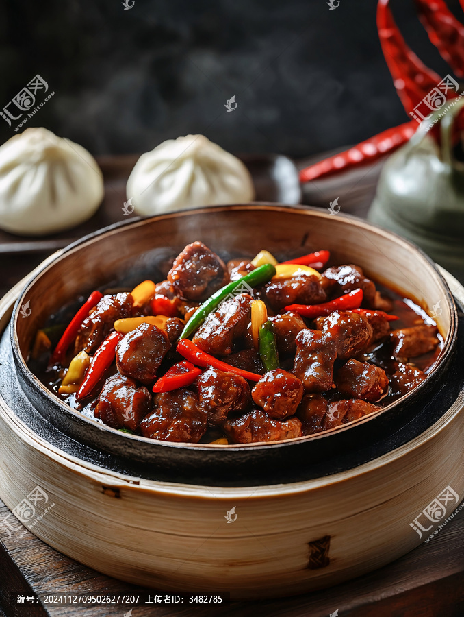 啫啫牛肉粒
