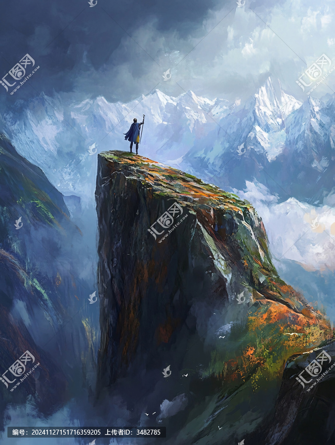 山高人為峰登山