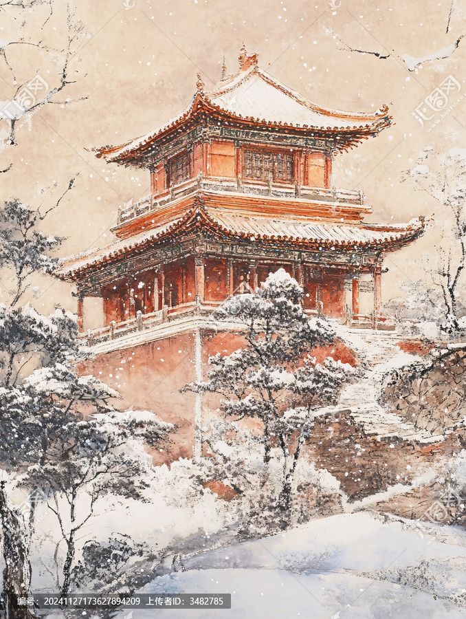 古風皇宮樓閣