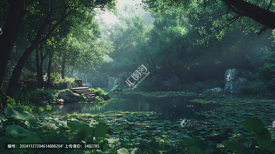 唯美森系場景