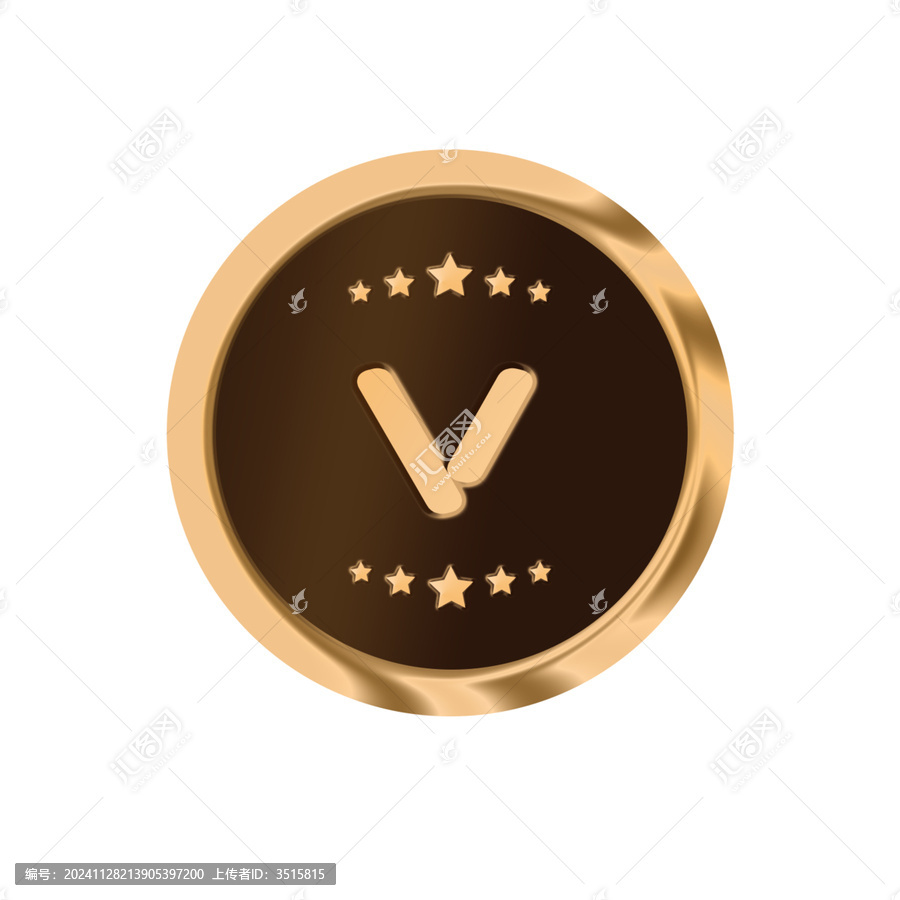 VIP會(huì)員金屬感圖標(biāo)