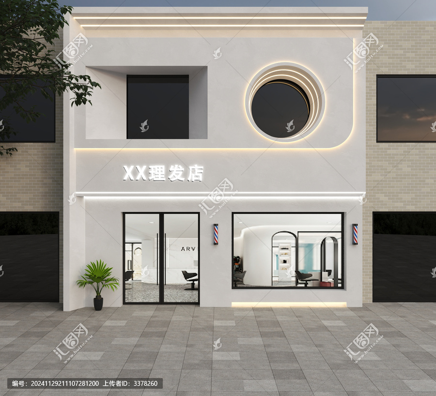 理發(fā)店門(mén)頭