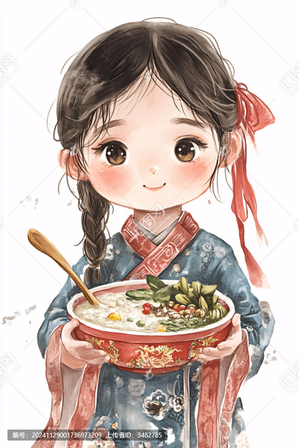 吃螺螄粉的女孩