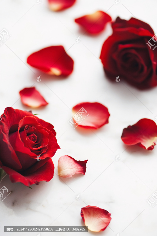 玫瑰鮮花花瓣